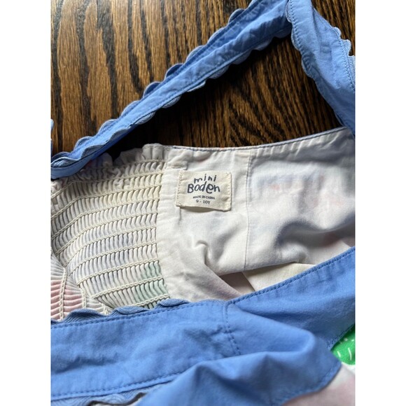 Mini Boden Smocking Fish Print Dress (9-10Y) - Picture 8 of 8